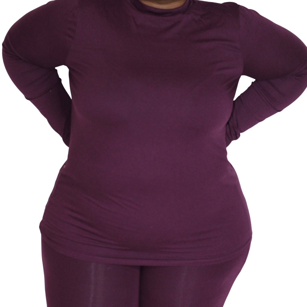 Everyday Cotton Mock Neck Tunic